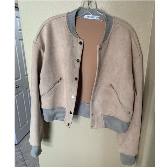 Faux suede jacket - Picture 1 of 2